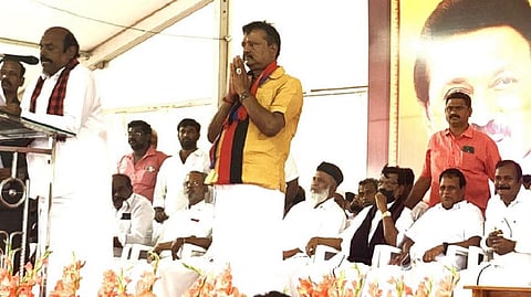 “10.5 சதவீத இட ஒதுக்கீடுக்கு நாங்கள் எதிரி அல்ல” - அமைச்சர் எ.வ.வேலு பேச்சு