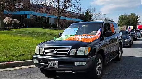 அமெரிக்காவின் 20 நகரத்தில் பாஜக.வினர் கார் பேரணி