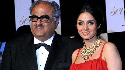 ஸ்ரீதேவியுடன் போனிகபூர் | கோப்புப் படம்