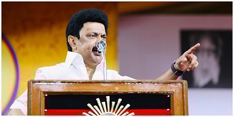 திமுக கூட்டணிக் கட்சி வேட்பாளர்களை ஆதரித்து விழுப்புரத்தில் நடந்த பிரச்சாரப் பொதுக்கூட்டத்தில் முதல்வர் ஸ்டாலின் உரையாற்றினார்.