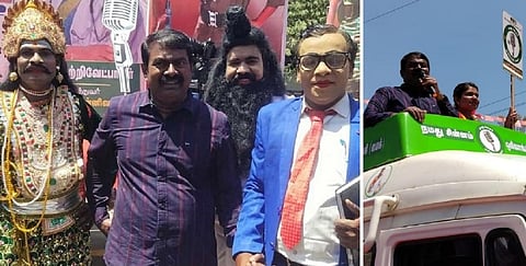 “திமுக முன்பு கூட்டணியில் இருந்தபோது பாஜக சமூக நீதி பேசியதா?” - சீமான் கேள்வி @ தருமபுரி