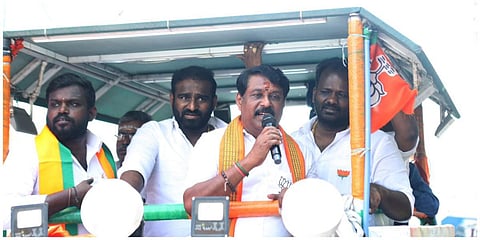 நெல்லை பாஜக வேட்பாளர் நயினார் நாகேந்திரன் மீது விதிமீறல் வழக்கு