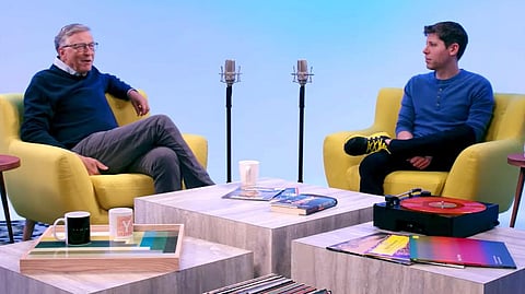 பில் கேட்ஸ் - சாம் ஆல்ட்மேன்