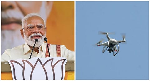 பிரதமர் மோடி 15-ம் தேதி பிரச்சாரம்: அம்பையில் 2 நாட்களுக்கு டிரோன்கள் பறக்க தடை