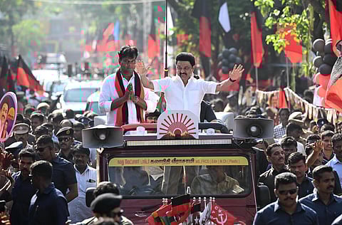 பிரச்சாரத்தில் திமுக தலைவர் ஸ்டாலின்