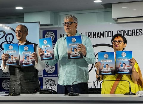 சிஏஏ ரத்து முதல் 10 இலவச சிலிண்டர்கள் வரை: திரிணமூல் காங். தேர்தல் அறிக்கை அம்சங்கள்