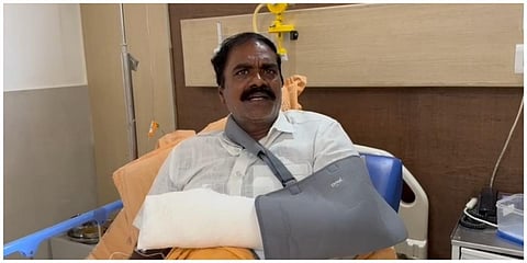 மருத்துவமனையில் அனுமதிக்கப்பட்டுள்ள பாஜக நிர்வாகி துறையூர் ராமலிங்கம்