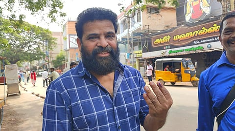 “இந்தியாவை மீட்க வாக்களித்தேன்!” - இயக்குநர் அமீர்