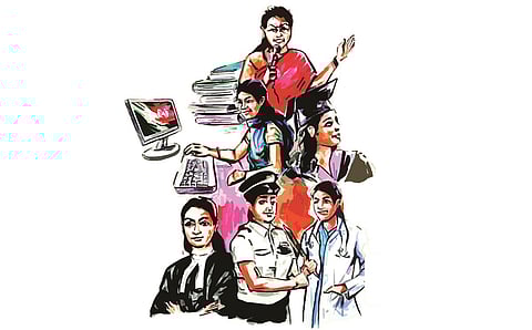 பயந்து நடுங்காத கதாநாயகிகள்