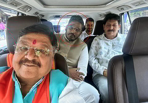 வேட்புமனுவை வாபஸ் பெற்ற இந்தூர் காங்கிரஸ் வேட்பாளர் (வட்டத்துக்குள்)