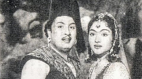 பாக்தாத் திருடன்: எம்.ஜி.ஆர், வைஜெயந்தி மாலா சேர்ந்து நடித்த ஒரே படம்!