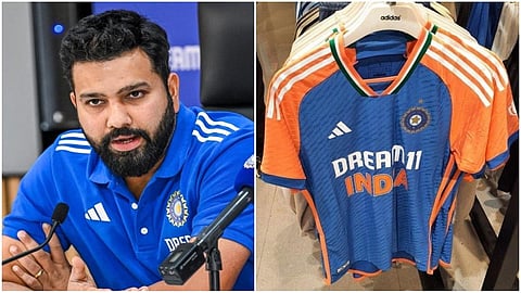 கேப்டன் ரோகித் மற்றும் புதிய ஜெர்சி