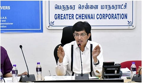 சென்னை மாநகராட்சி ஆணையர் ராதாகிருஷ்ணன்