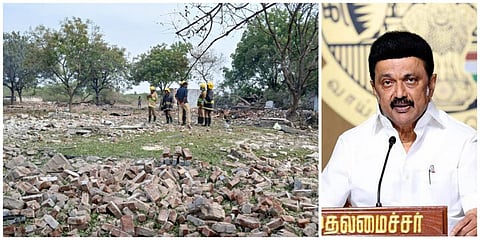 தேர்தல் ஆணைய அனுமதி பெற்று 8 பேர் குடும்பங்களுக்கு நிவாரண உதவி: முதல்வர் ஸ்டாலின் @ பட்டாசு ஆலை விபத்து