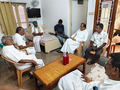 ஜெயக்குமார் தனசிங் குடும்பத்தினரிடம் ப.சிதம்பரம் நேரில் ஆறுதல்