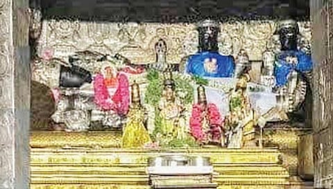 சிதம்பரம் நடராஜர் கோயிலில் உள்ள கோவிந்தராஜ பெருமாள் சந்நிதி.