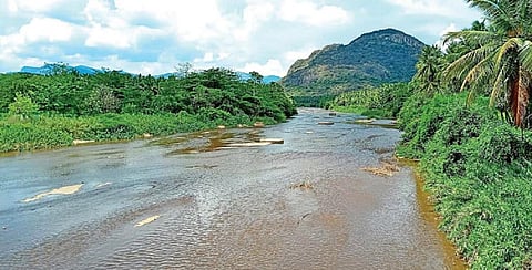 தொடர் மழையால் கடமலைக்குண்டு அருகே மூல வைகையில் ஏற்பட்டுள்ள நீர் வரத்து.