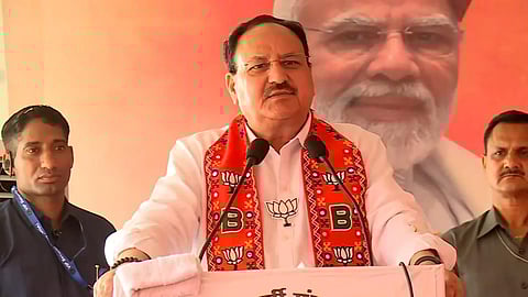 இமாச்சலில் தேர்தல் பிரச்சாரத்தில் ஈடுபட்ட ஜெ.பி. நட்டா.