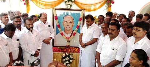 விழுப்புரத்தில் முன்னாள் அமைச்சர் ஏ கோவிந்தசாமியின் 55-வது நினைவுநாள் அனுசரிக்கப்பட்டது.