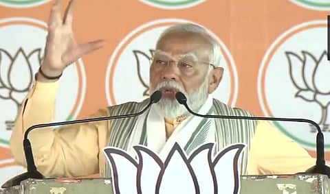 “ராகுல் காந்தி மாவோயிஸ்டுகளின் மொழியில் பேசுகிறார்” - பிரதமர் மோடி குற்றச்சாட்டு