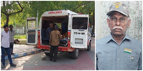 முன்னாள் ராணுவ வீரர் வேலுசாமி