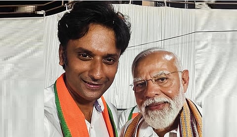 மத்திய சென்னை பாஜக வேட்பாளர் மோடியிடம் மன்னிப்பு