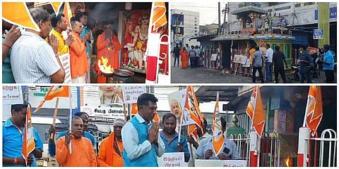 மக்களவைத் தேர்தலில் பாஜக வெற்றி பெற்றதைத் தொடர்ந்து யாழ்ப்பாணத்தில் சிறப்பு வழிபாடு