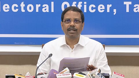 தமிழக தலைமை தேர்தல் அதிகாரி சத்யபிரத சாஹு