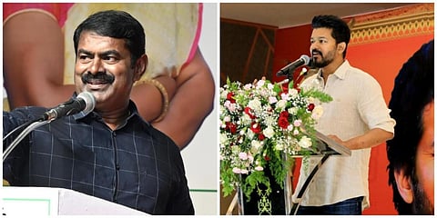 மாநில கட்சி அங்கீகாரத்துக்கு பாராட்டு: நடிகர் விஜய்க்கு சீமான் நன்றி