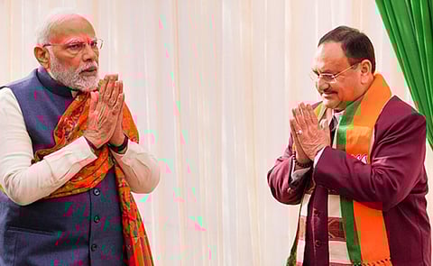 அமைச்சர் ஜே.பி.நட்டா வீட்டில் விருந்து