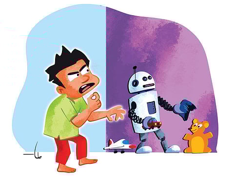 மொழிபெயர்ப்பு: THE WRONGDOER WAS NOT THE ROBOT