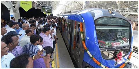 சென்னை மெட்ரோ ரயில்களில் ஜூன் மாதத்தில் 84.33 லட்சம் பேர் பயணம்