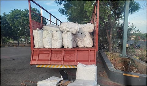 பீடி இலைகள் பறிமுதல்