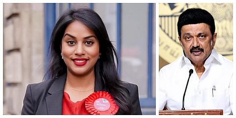 பிரிட்டன் நாடாளுமன்ற உறுப்பினரான உமா குமரனுக்கு முதல்வர் ஸ்டாலின் வாழ்த்து!