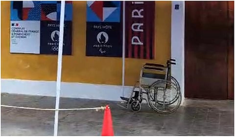 காலியாக இருக்கும் பிரெஞ்சு தூதரக வாக்குச்சாவடி