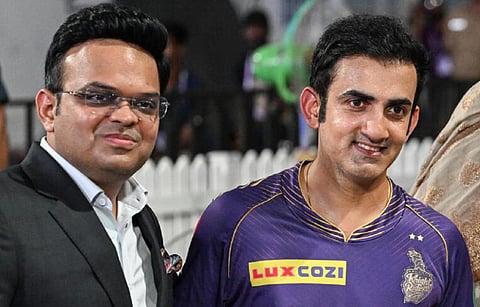 ஜெய் ஷா உடன் கவுதம் கம்பீர்