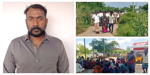 புதுக்கோட்டை என்கவுன்ட்டரில் கொல்லப்பட்ட திருச்சி ரவுடி துரைசாமியின் உடல் பிரேத பரிசோதனைக்குப் பிறகு உறவினர்களிடம் ஒப்படைக்கப்பட்டது.