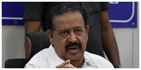 சென்னையில் செய்தியாளர்களைச் சந்தித்த உயர் கல்வித்துறை அமைச்சர் பொன்முடி | படம்: ஸ்ரீநாத்