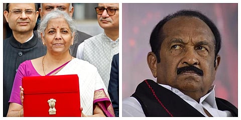 “மத்திய பட்ஜெட்டில் தமிழக முதல்வரின் கோரிக்கைகள் புறக்கணிப்பு” - வைகோ காட்டம்