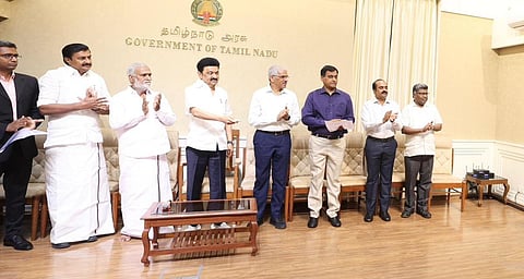 அறநிலையத்துறை சார்பில் ரூ.35 கோடியில் 14 புதிய பணிகள்: முதல்வர் மு.க.ஸ்டாலின் அடிக்கல் நாட்டினார்