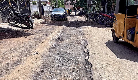 லீலாவதி அம்மாள் தெரு. | படங்கள் எம்.முத்துகணேஷ்