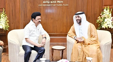 முதல்வர் ஸ்டாலின் - அமீரக அமைச்சர் சந்திப்பு: தமிழகத்தில் தொழில் முதலீடுகள் குறித்து ஆலோசனை