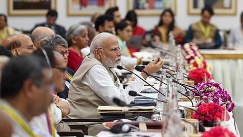 நிதி ஆயோக்கின் 9-வது நிர்வாகக் குழு கூட்டம் டெல்லியில் நேற்று நடைபெற்றது. இதில் பிரதமர் நரேந்திர மோடி பேசினார்.