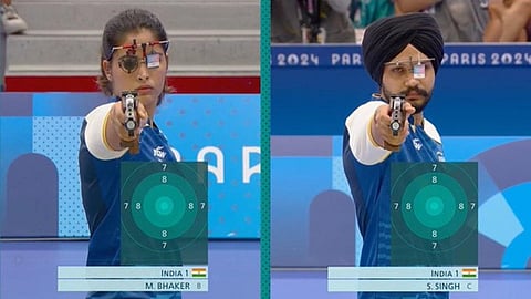 ஒலிம்பிக்கில் பதக்கம் வென்ற மனு பாகர், சரப்ஜோத் சிங்குக்கு குடியரசுத் தலைவர், பிரதமர் வாழ்த்து