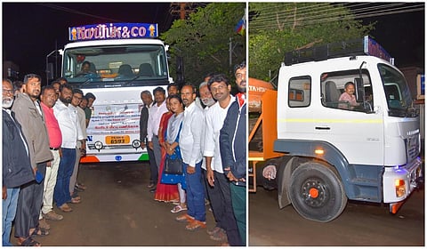 உபகரணங்களை அனுப்பியது கோவை மாநகராட்சி