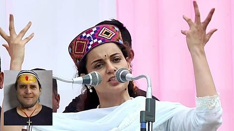 சாதிவாரி கணக்கெடுப்பு விவகாரம் தொடர்பாக ராகுலை விமர்சித்த கங்கனா ரனாவத்