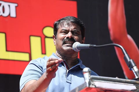 சீமான் மீது அவதூறு வழக்கு: திருச்சி எஸ்.பி. முடிவு