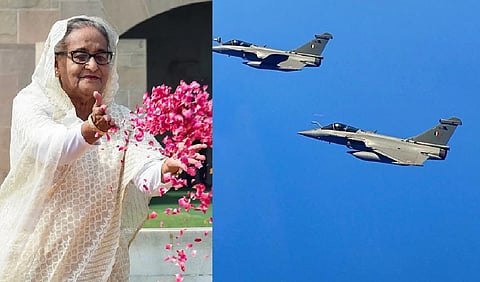 இந்தியாவின் ரஃபேல் போர் விமானங்களின் பாதுகாப்பில் ஷேக் ஹசீனா தப்பி வந்தது எப்படி?