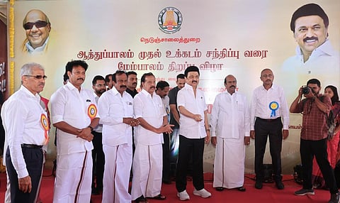 கோவை உக்கடம் - ஆத்துப்பாலம் மேம்பாலத்தை முதல்வர் ஸ்டாலின் திறந்துவைத்தார்
