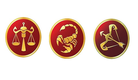 துலாம், விருச்சிகம், தனுசு ராசிகளுக்கு இந்த வாரம் எப்படி? | பலன்கள் @ ஆக.15 - 21